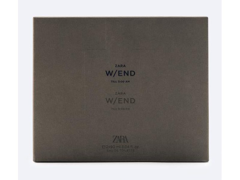 Parfum ZARA - Eaux de toilette Duo W/end till 3:00 AM et W/end till 8:00 PM, 90 ml