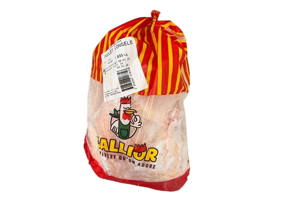 GALLIOR - Poulet entier surgelé - 1,605kg Dakar Dialy