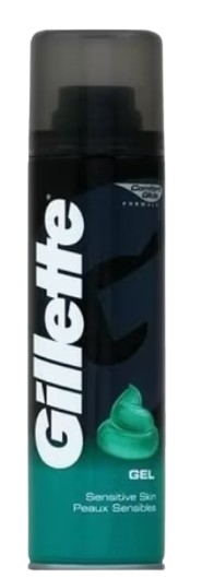 GILETTE - Gel de rasage Classic Peau sensible  - 200 ml DAKAR DIALY