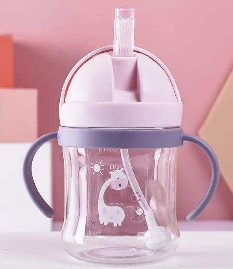 Gobelet Bébé avec Paille – Anti-Fuite, Tasse d’Eau Sécurisée
