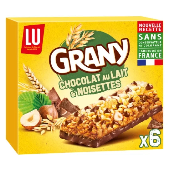 GRANY - Barre Chocolat au Lait & Noisettes - 138g Dialy - Dakar
