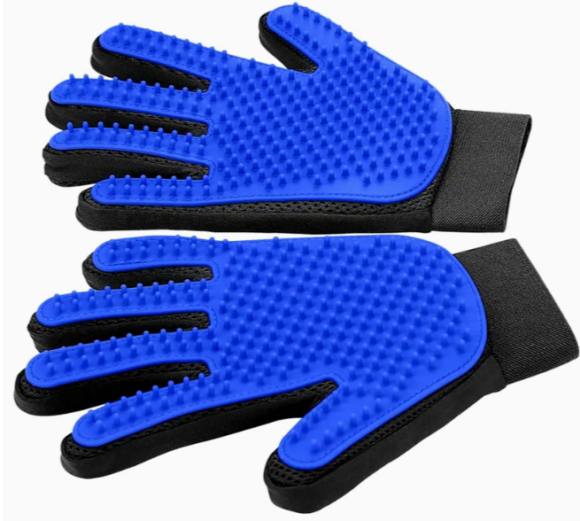 Gant Toilettage BLEU avec Brosse – Chats & Chiens, Poils Faciles à Retirer
 Dialy - Dakar