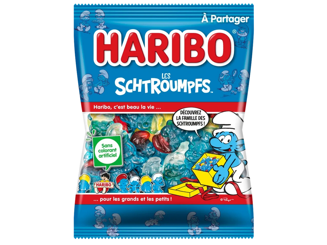 HARIBO - Bonbons édition spéciale Les Schtroumpfs - 300g Dakar Dialy