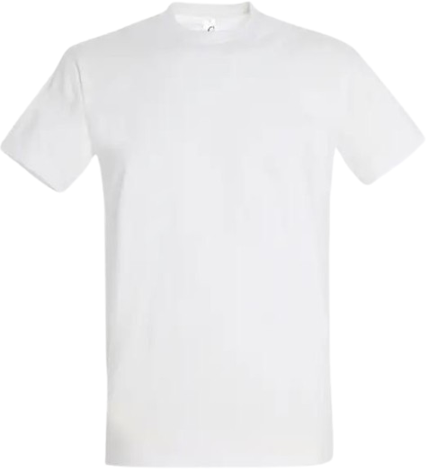 IMPERIAL – T-shirt homme 100% coton - Blanc Dialy - Dakar