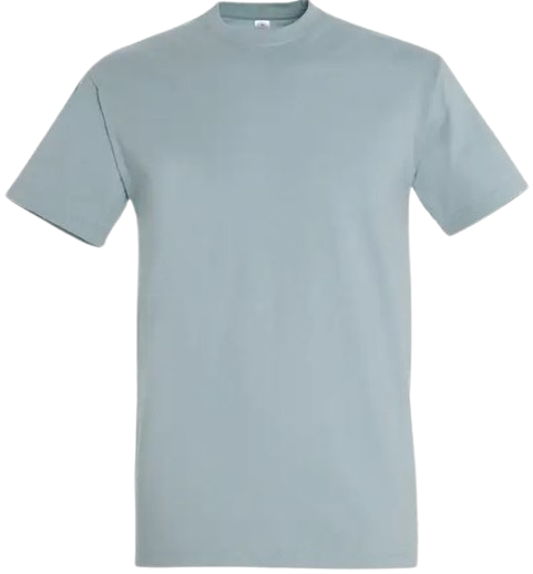 IMPERIAL – T-shirt homme 100% coton - Bleu glacier Dialy - Dakar