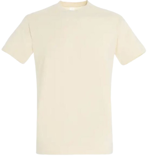 IMPERIAL – T-shirt homme 100% coton - Crème Dialy - Dakar