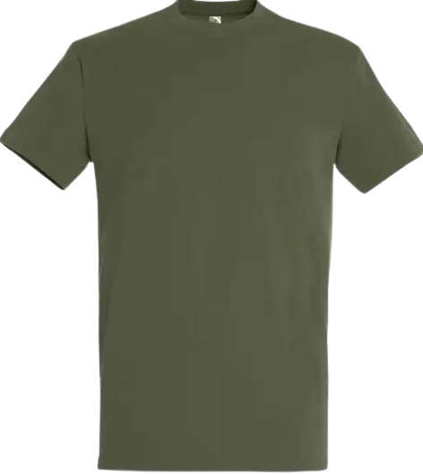 IMPERIAL – T-shirt homme 100% coton - Vert army Dialy - Dakar