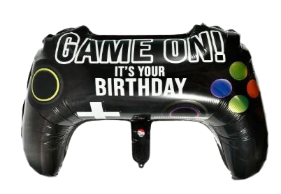 Ballon en forme de manette de jeu, ballon décoratif d'anniversaire créatif,4 pièces