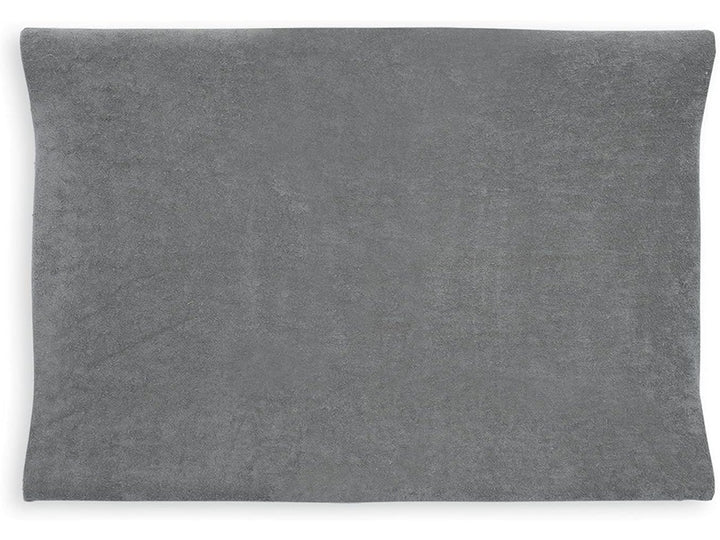 JOLLEIN - Housse de Matelas à Langer – Tissu Éponge Gris Storm Dialy - Dakar