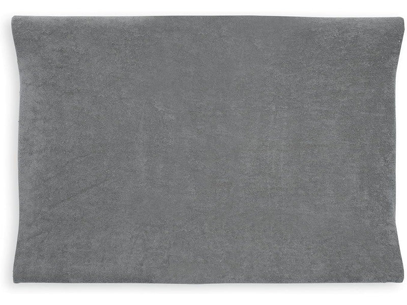 JOLLEIN - Housse de Matelas à Langer – Tissu Éponge Gris Storm Dialy - Dakar
