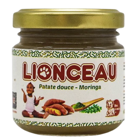 LIONCEAU - Compote saveur patate douce - moringa - 90g Dakar Dialy