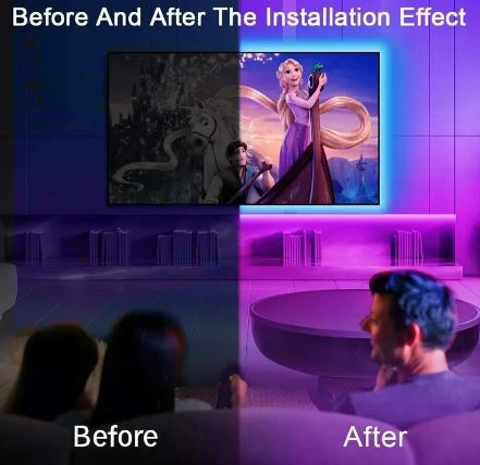 Bande LED 5050 RVB USB 5V – Ruban Lumineux TV & Déco Ambiance