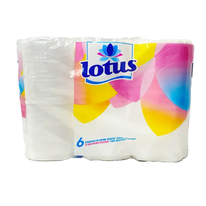 LOTUS – Papier Toilette 6 Rouleaux Confortable Dialy - Dakar