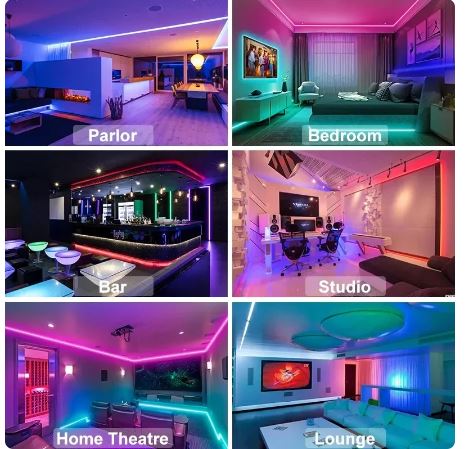 Bande LED 5050 RVB USB 5V – Ruban Lumineux TV & Déco Ambiance