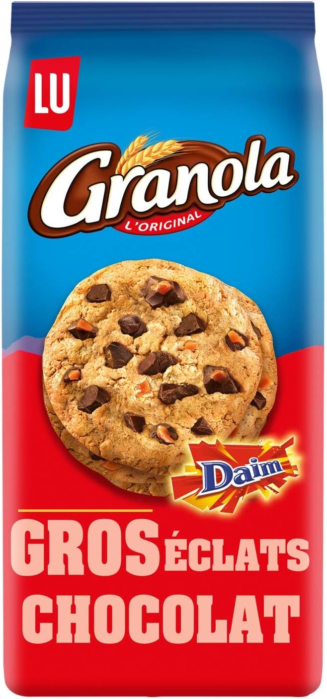 LU – Granola Cookies Éclats de Chocolat au Daim – 184G Dialy - Dakar