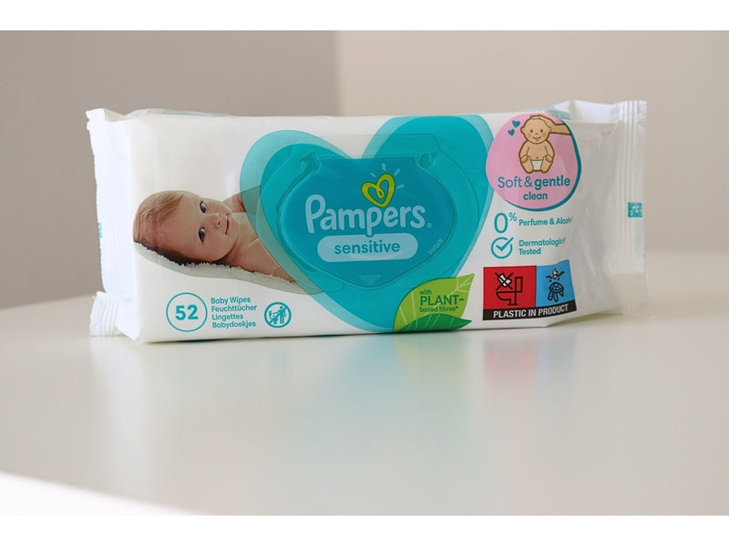PAMPERS - Lingettes Sensitive - 52 lingettes