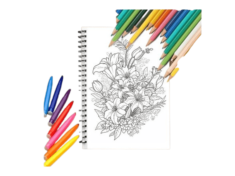 Livre de Coloriage Bien-Être – Pensée Positive pour Enfants et Ados Dialy - Dakar