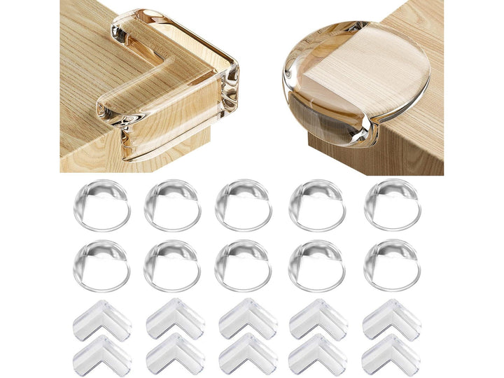 Lot de 20 PCS – Protège-Coin de Table Bébé avec Colle Améliorée Dialy - Dakar