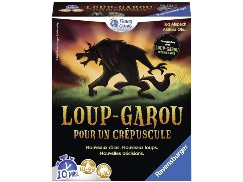Loup-Garou pour un Crépuscule - Jeux de société - Spécial petit groupe 3 à 10 Joueurs Dakar Dialy