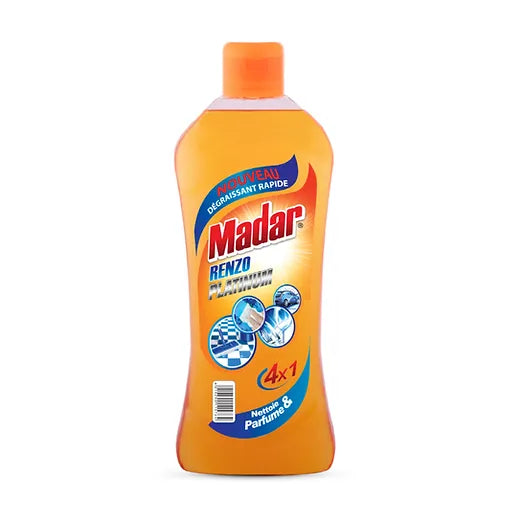 MADAR RENZO - Savon liquide dégraissant rapide à l'orange, multi-usages - 900g Dakar Dialy