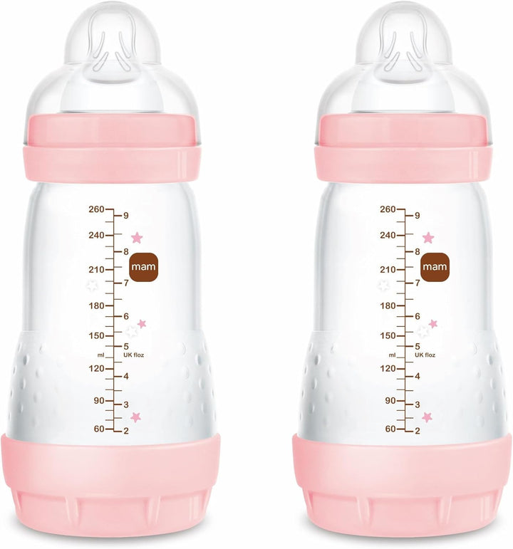 MAM Biberon Anti-Colique 260ml x2 – Rose, Auto-Stérilisable Dialy - Dakar