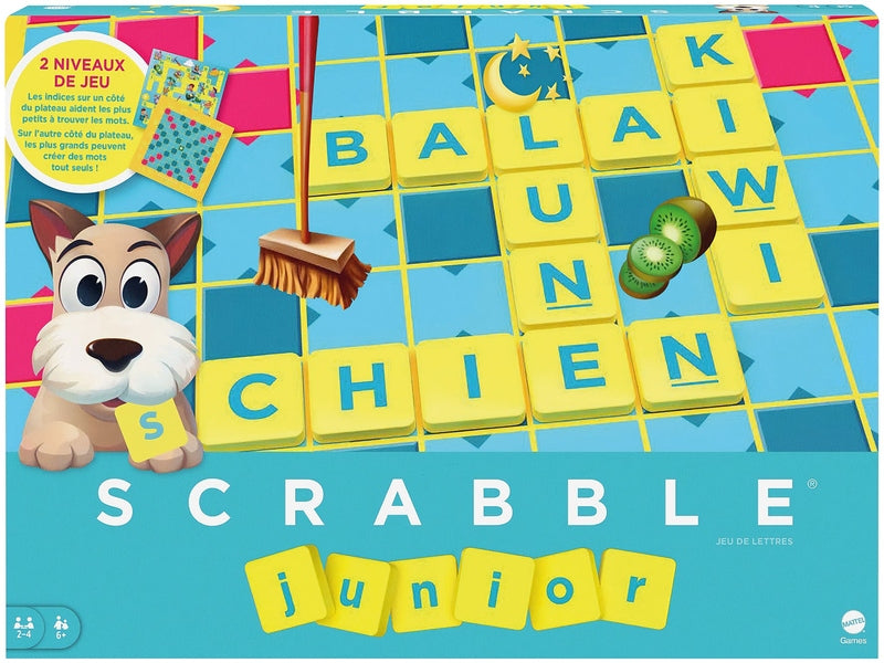 MATTEL - Scrabble Junior, Jeu de société pour enfants Dakar Dialy