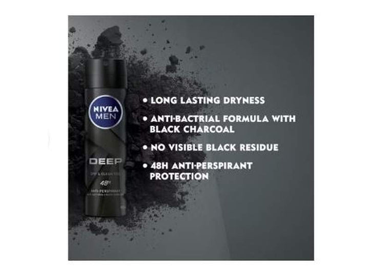 Nivea Men - Déodorant Anti-Transpirant Deep Spray - 250 ml