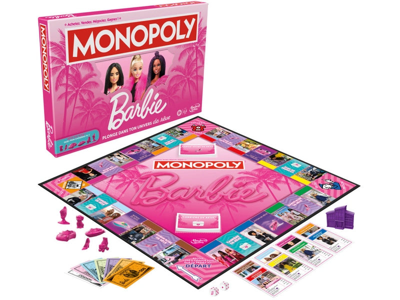 MONOPOLY - Jeu de société, édition spéciale Barbie Dakar Dialy
