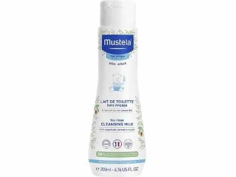 Mustela Lait de Toilette Sans Rinçage 200 ml. Disponible à Dakar sur Dialy.sn