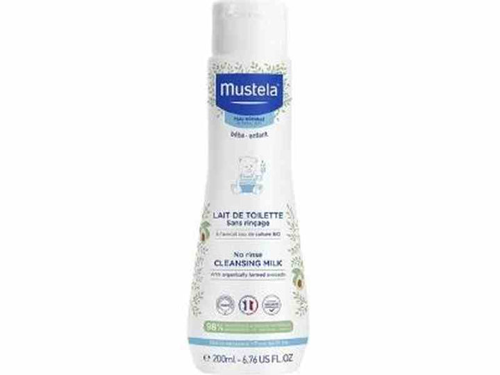 Mustela Lait de Toilette Sans Rinçage 200 ml. Disponible à Dakar sur Dialy.sn