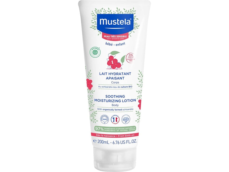 Mustela Lait Hydratant Apaisant 200 ml, soin apaisant pour bébé, disponible à Dakar sur Dialy.sn