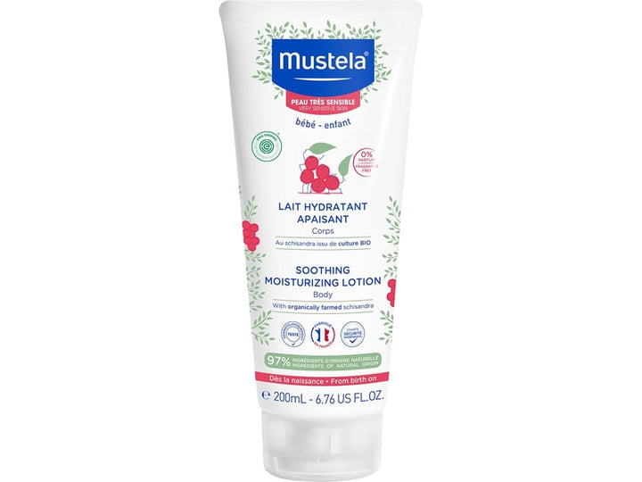 Mustela Lait Hydratant Apaisant 200 ml, soin apaisant pour bébé, disponible à Dakar sur Dialy.sn