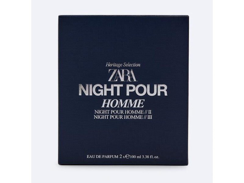 Parfum ZARA MAN - Duo Night pour Homme II et III, 100 ml