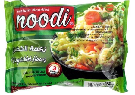 NOODI - Nouilles instantanées saveur légumes - 70g