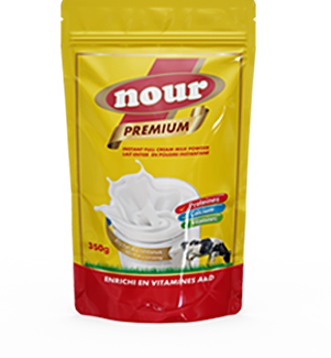 NOUR - Lait entier en poudre - 350G DAKAR DIALY
