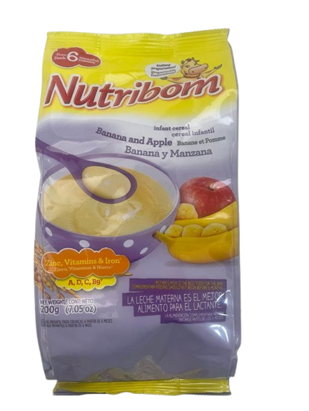 NUTRIBOM - Céréales Bébé Banane Pomme – 200g, Nutrition Complète Dialy - Dakar