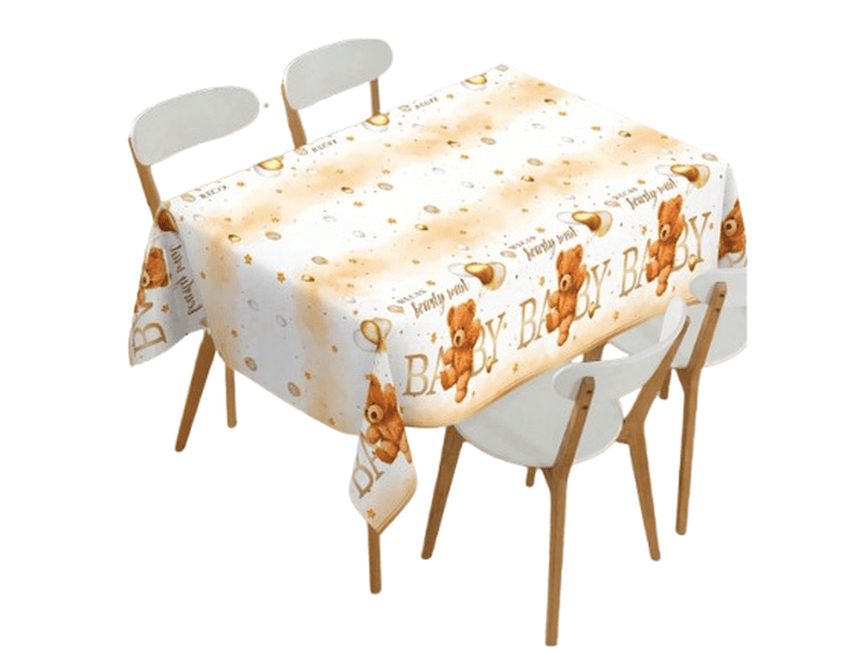 Nappe jetable – Thème ours mignon (130×220 cm) Dialy - Dakar