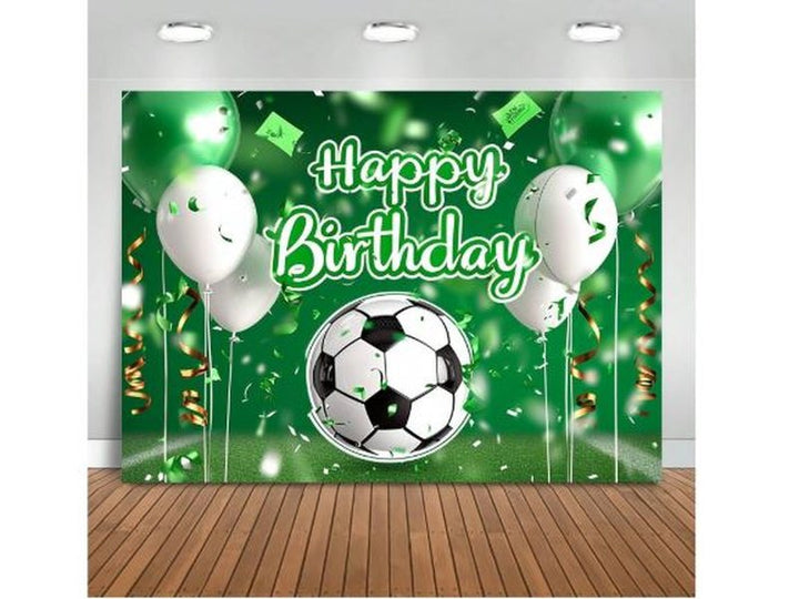 Décor de fond anniversaire – Thème football