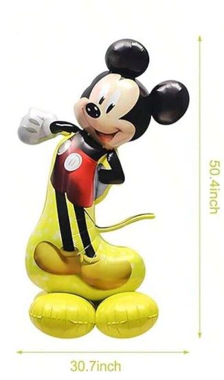 Grand support et ballon en aluminium décoratif de dessin animé pour fête( Mickey)