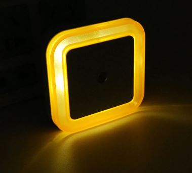 Mini veilleuse LED sans fil avec capteur, prise UE, éclairage décoratif pour chambre