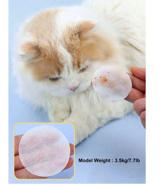 Lingette Nettoyante Multifonction Yeux & Museau – 1 Pièce pour Chats et Chiens