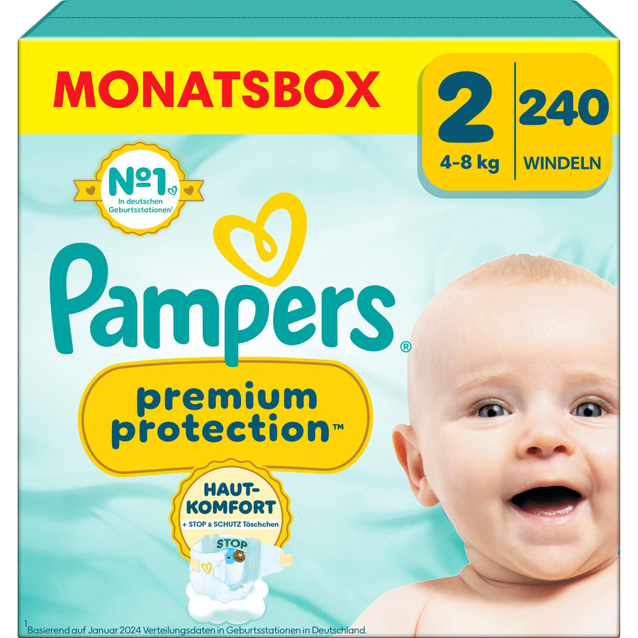 Pampers Premium Care Mini Nappies Taille 2, couches douces, disponibles sur Dialy à Dakar en 60 min