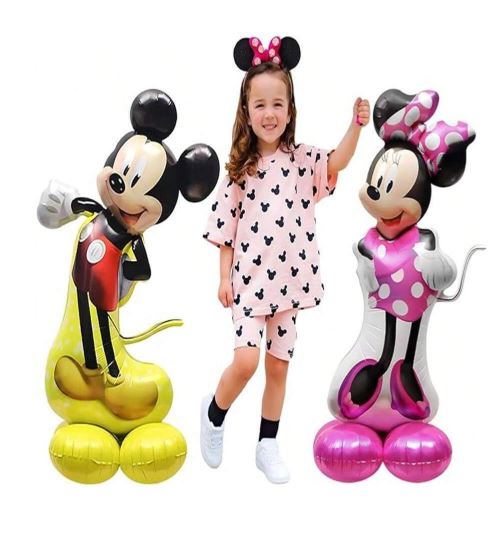 Grand support et ballon en aluminium décoratif de dessin animé pour fête( Mickey)