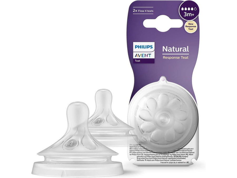 PHILIPS AVENT - Lot de 2 sucettes douces et flexibles pour bébés âgés de 0 à 6 mois, sans BPA, avec étui DAKAR DIALY