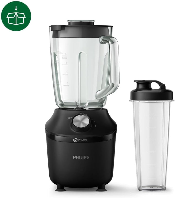 PHILIPS Blender 3000 Series HR2291/41 – 2 vitesses et fonction Pulse Dialy - Dakar