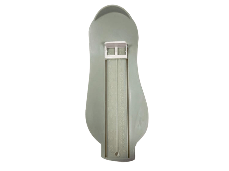 Dispositif De Mesure De Pied De Bébé, gris