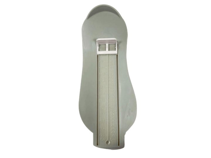 Dispositif De Mesure De Pied De Bébé, gris