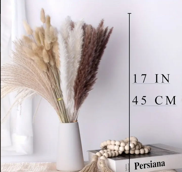 Herbe de Pampa Artificielle – Lot de 68 Tiges Décoratives