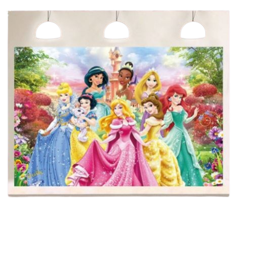 Décor de fond anniversaire – Thème princesse