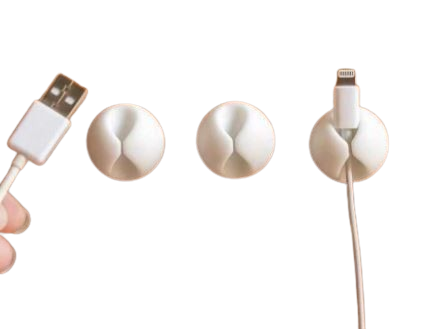 Pinces Câbles x5 – Fixation Murale Blanche Dialy - Dakar